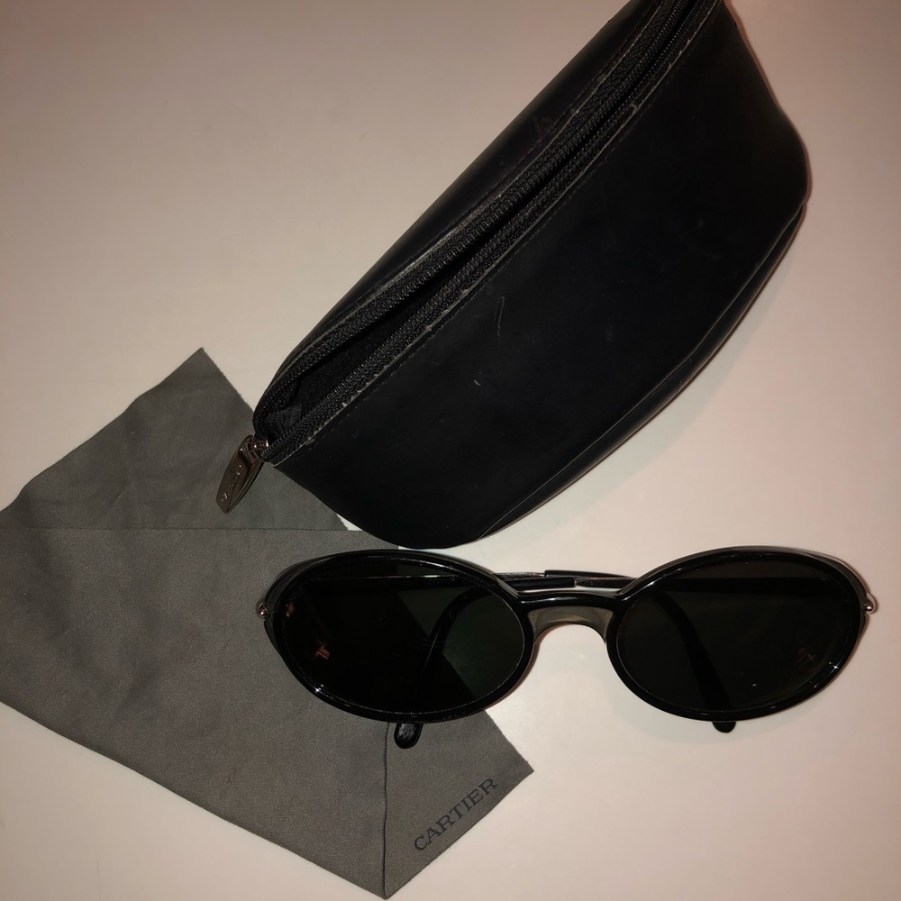 Cartier Glasses, Case, and Duster Cloth